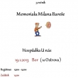 Memoriál Milana Bareše - 19.1.2012  Bor