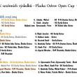 Vyhlen seznnch vsledk - Placka Ostrov Open Cup 2014